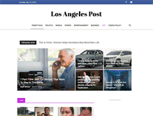 Tablet Screenshot of losangelespost.com